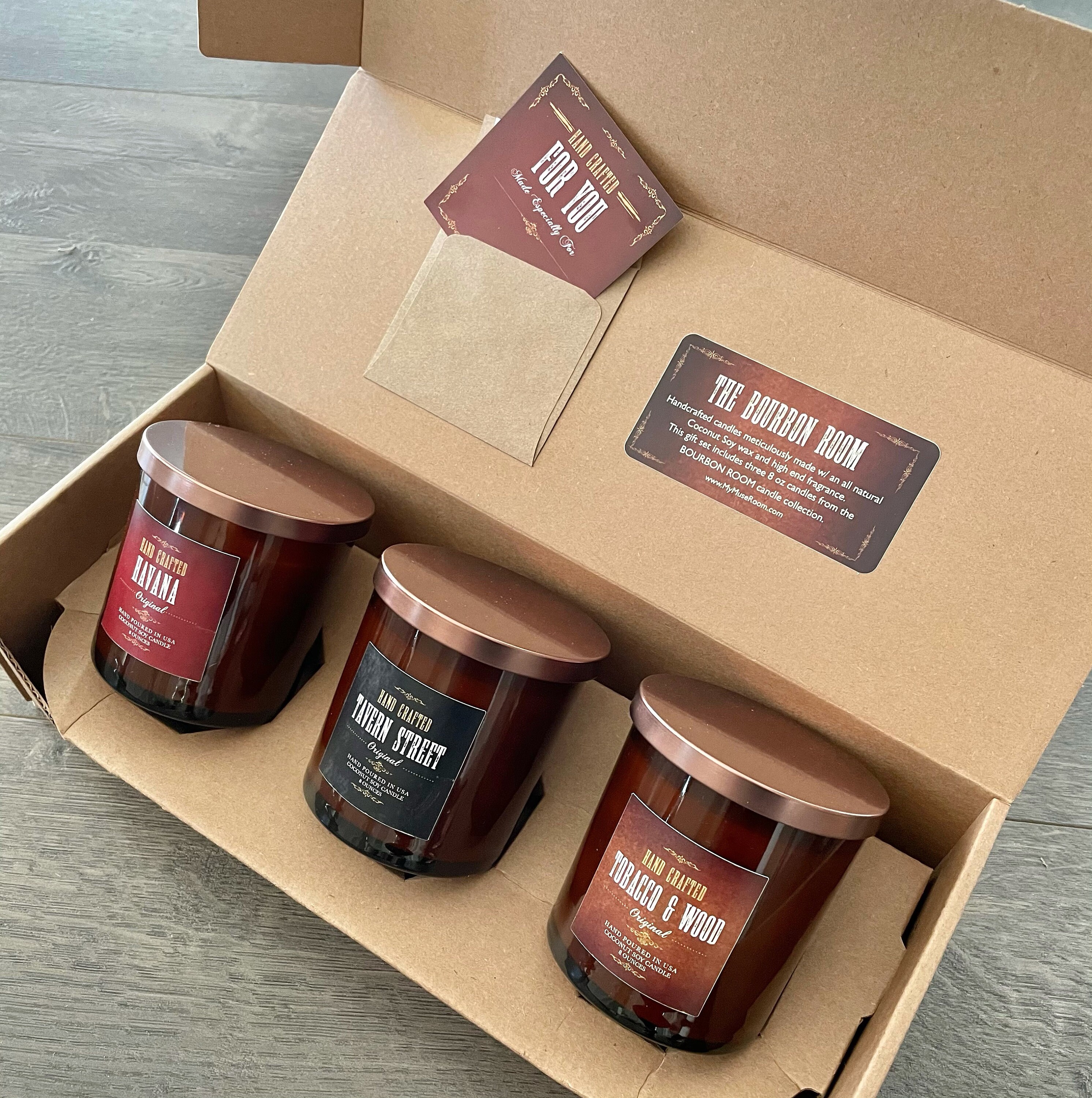 Man Candles Gift Set 3 8 oz Candles Mens Candles Man Etsy