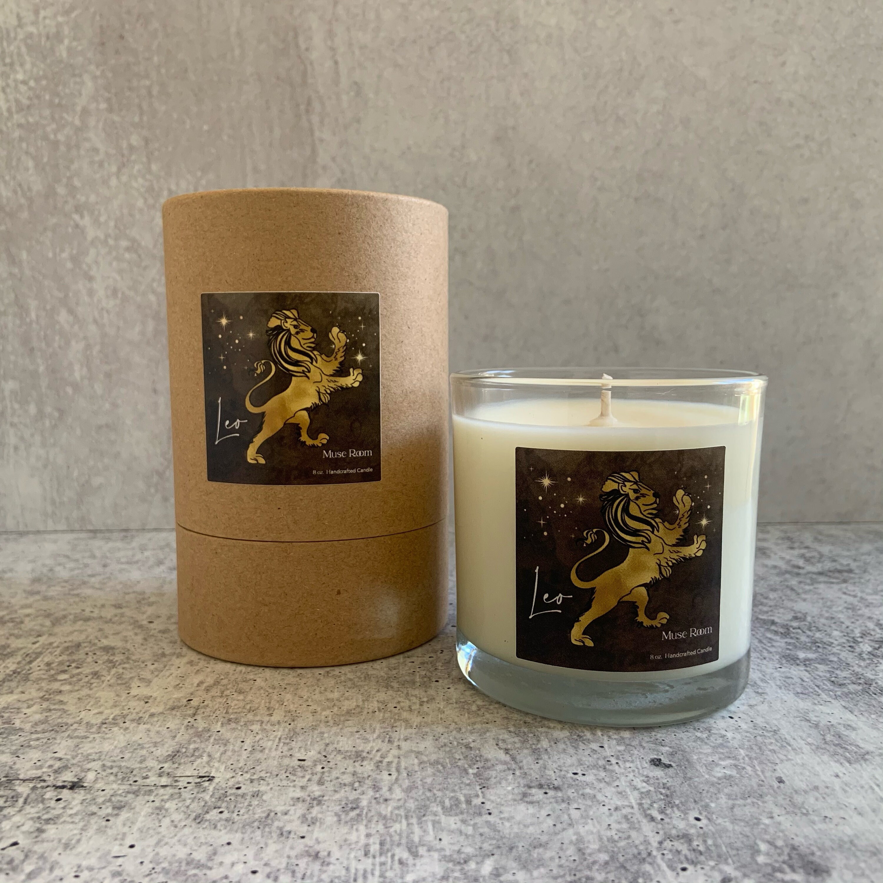 Leo Zodiac Candle Leo gifts Leo candles August candles Etsy