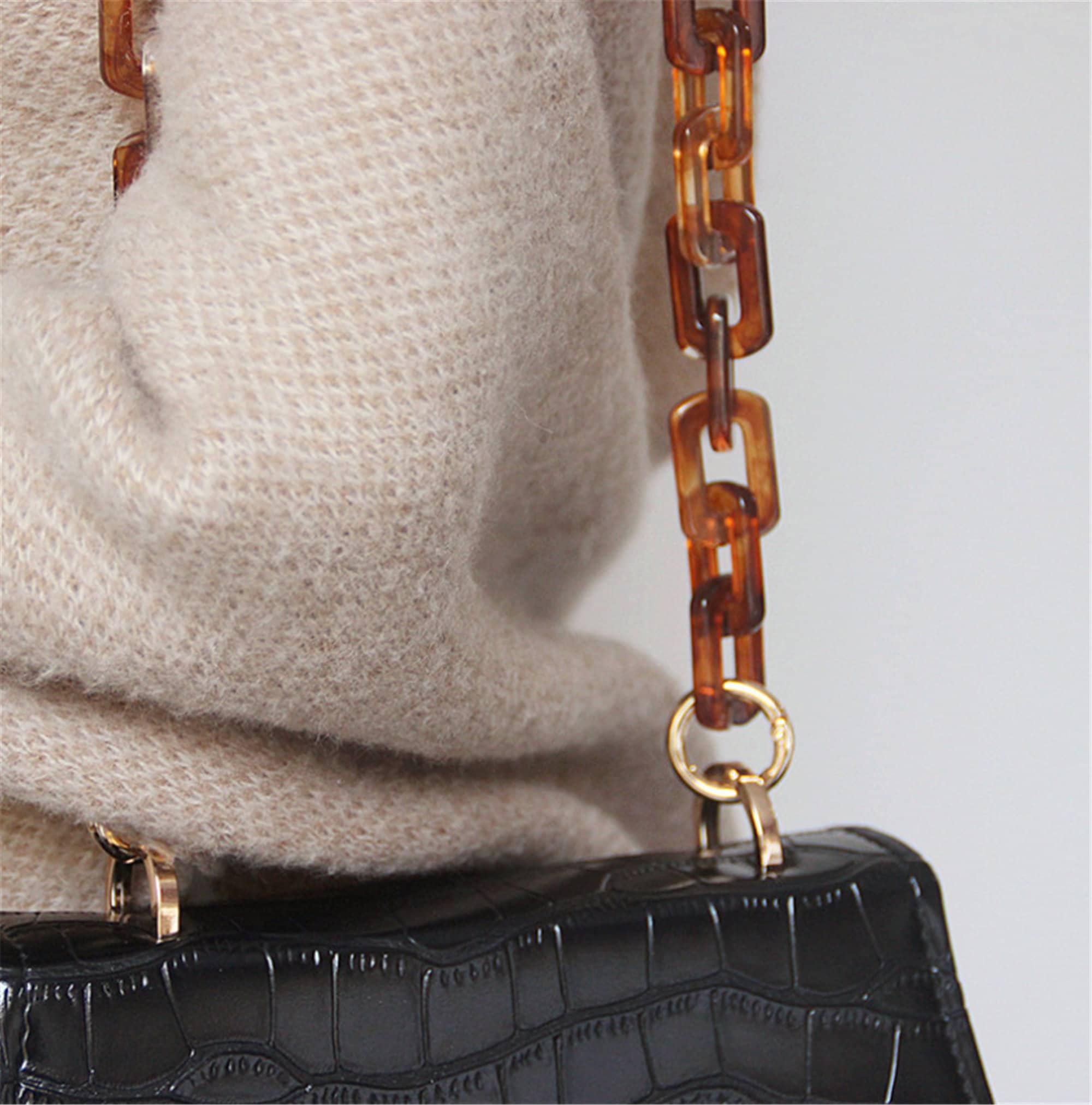 Acrylic chain Bag chain Purse Chain bag handle bag strap Etsy