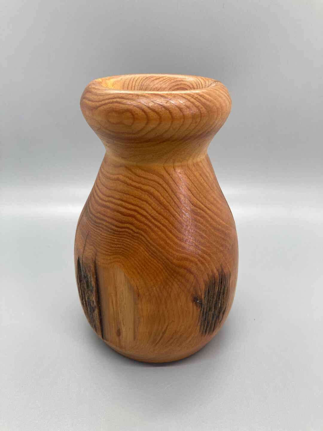 Cedar Fence Post Vase Wooden Vase Etsy