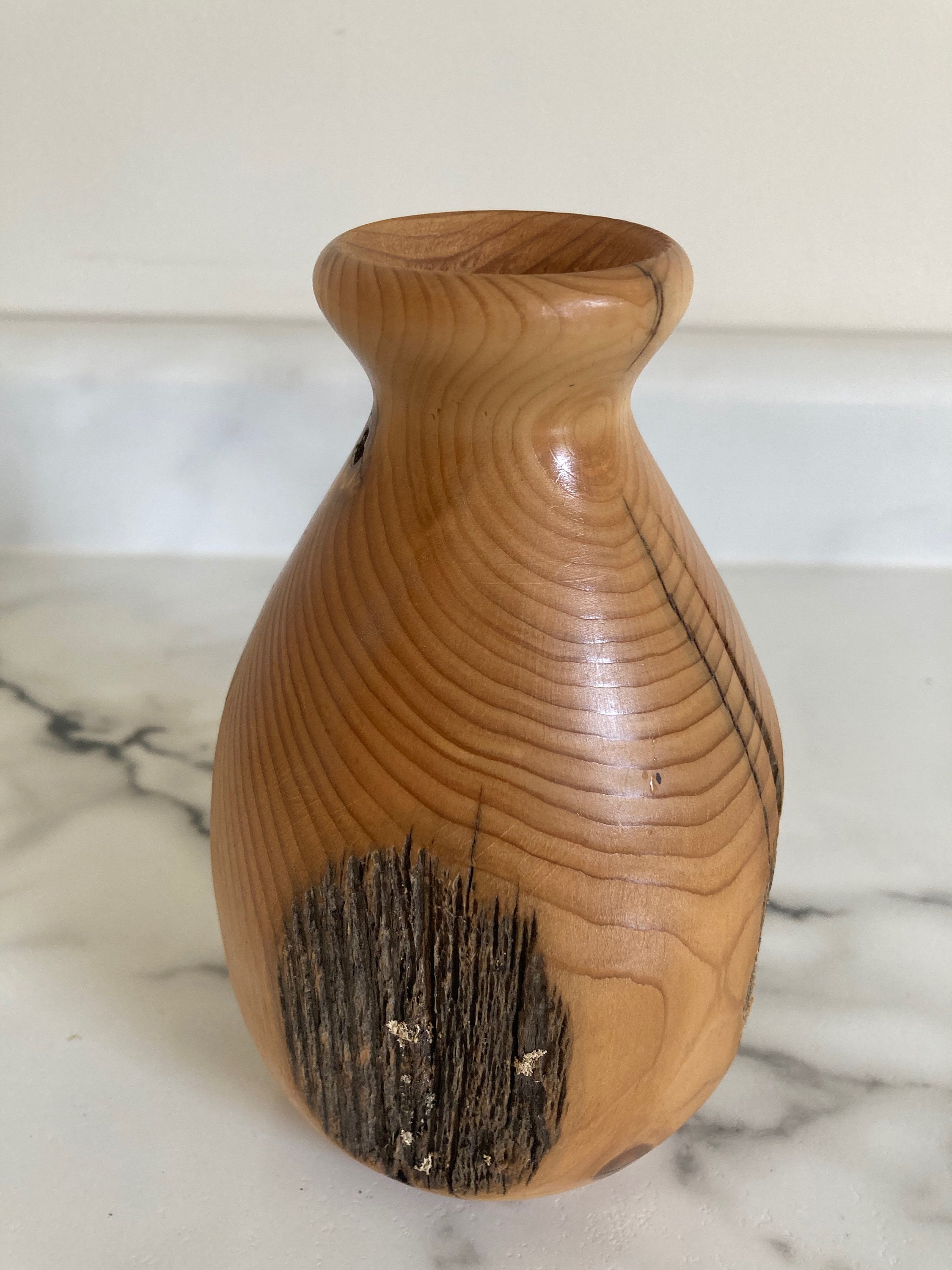 Cedar Fence Post Vase Wooden Vase Etsy Sweden