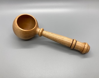 Hand Turned Wooden Coffee Scoop, Wooden Coffee Scoop