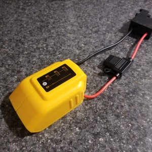 Power Wheels Quick Disconnect for a 20v Lithium DeWalt Battery