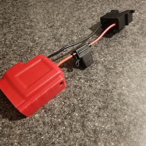 Power Wheels Quick Disconnect for a 18v Lithium Milwaukee Battery