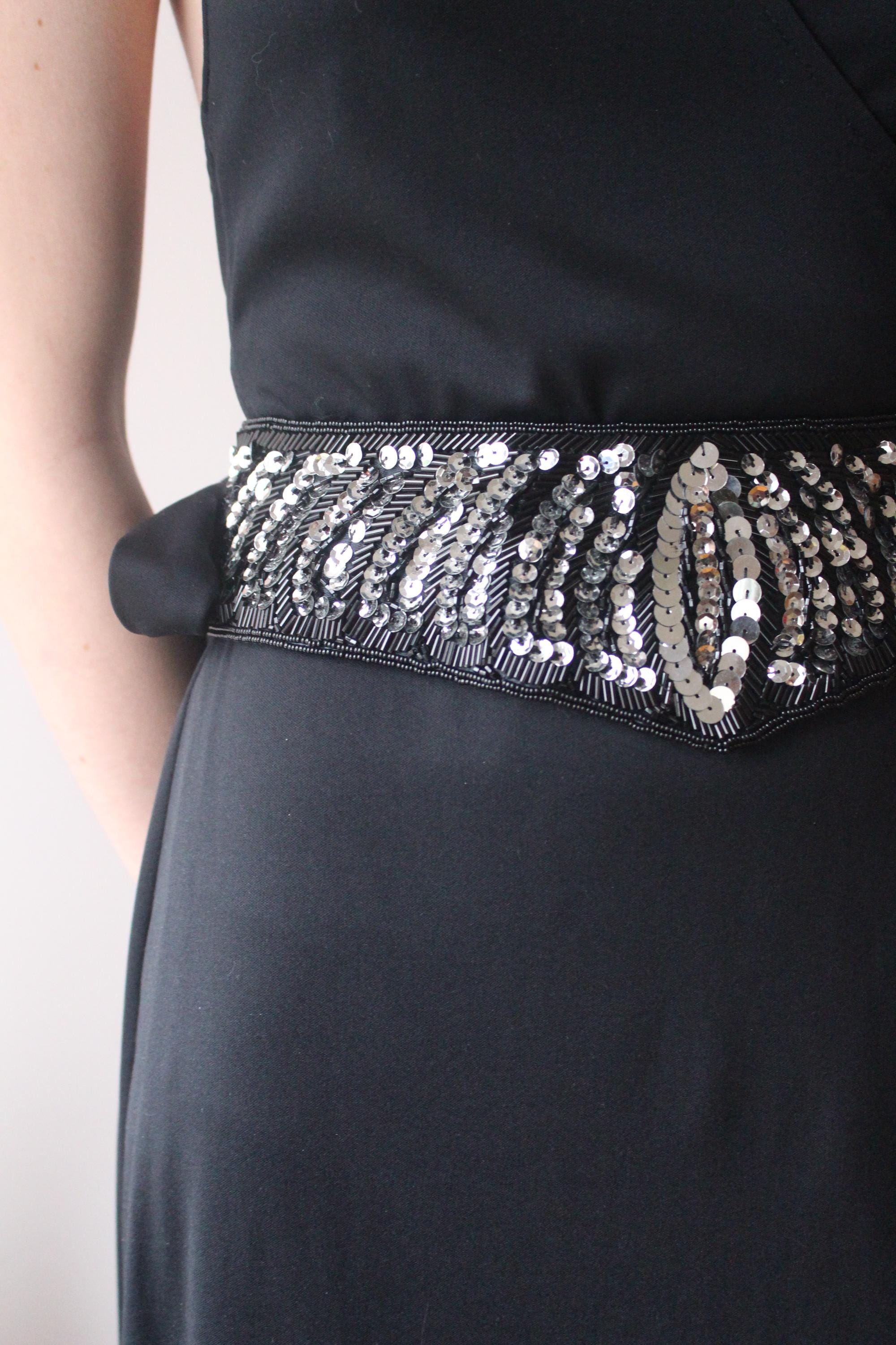 80s Sequin Beaded Belt From Speyer Milor - Size Small - Etsy