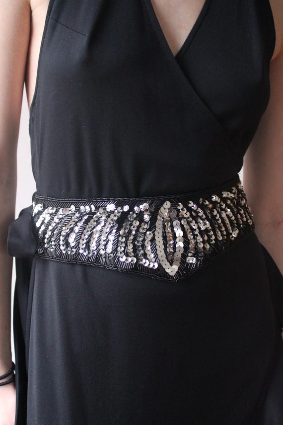 80s Sequin Beaded Belt From Speyer Milor - Size Small - Etsy