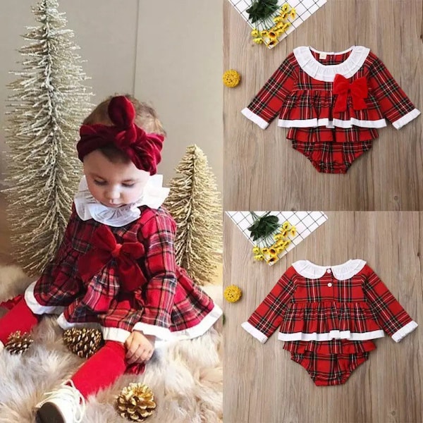 Baby Christmas Dress - Etsy