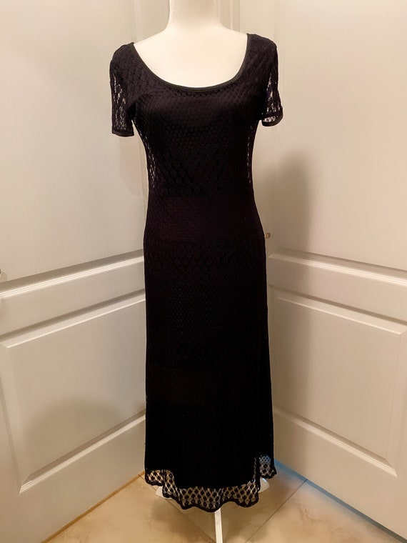 Black Lace Vintage Dress