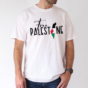 Palästina Karte Shirt, Free Palästina Shirt, Unterstützung Frieden Shirt, Palästina Flagge Shirt, Politisch, Mensch Bürgerrecht T-Shirt, Aktivismus Anti Krieg