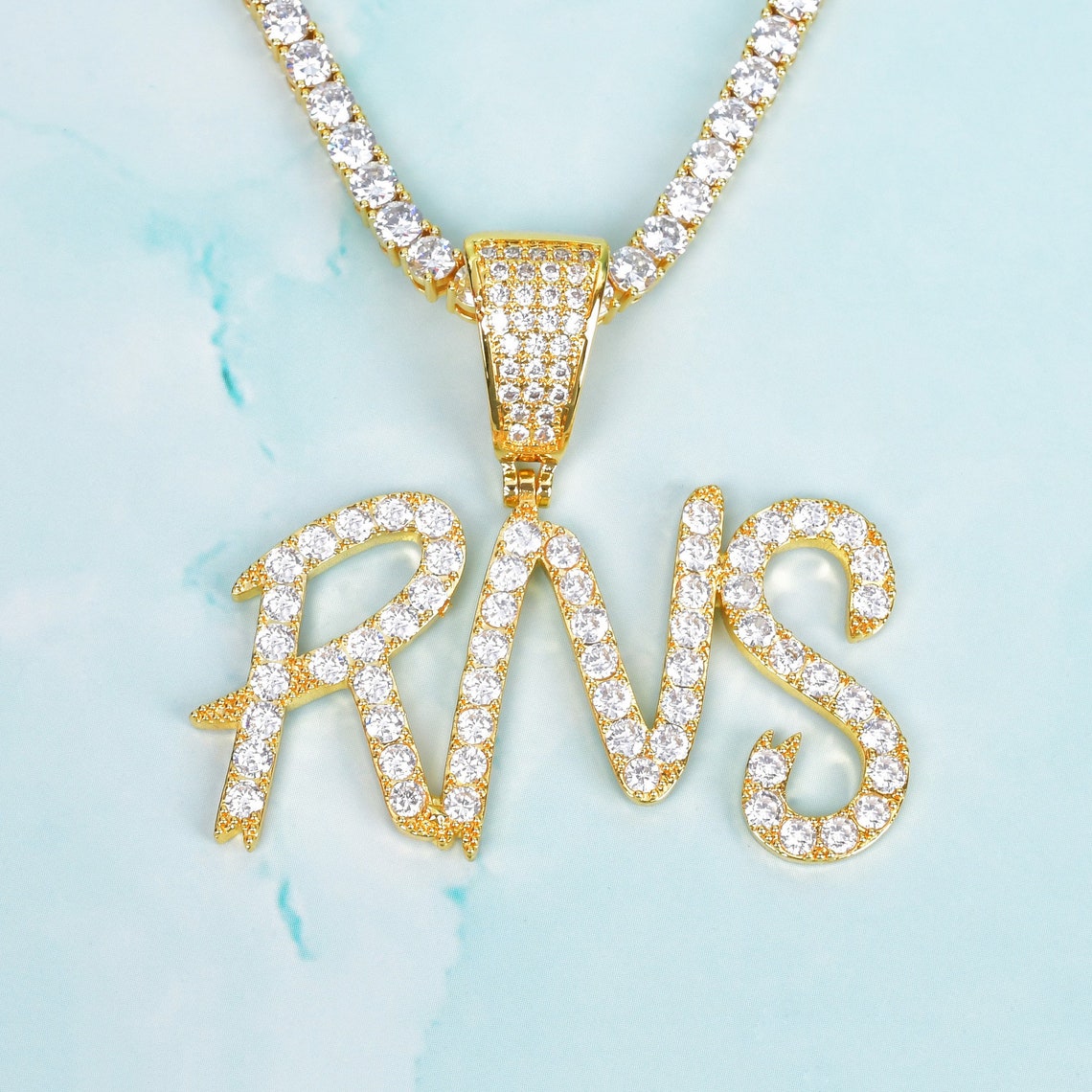 Icy tennis chain Clearance