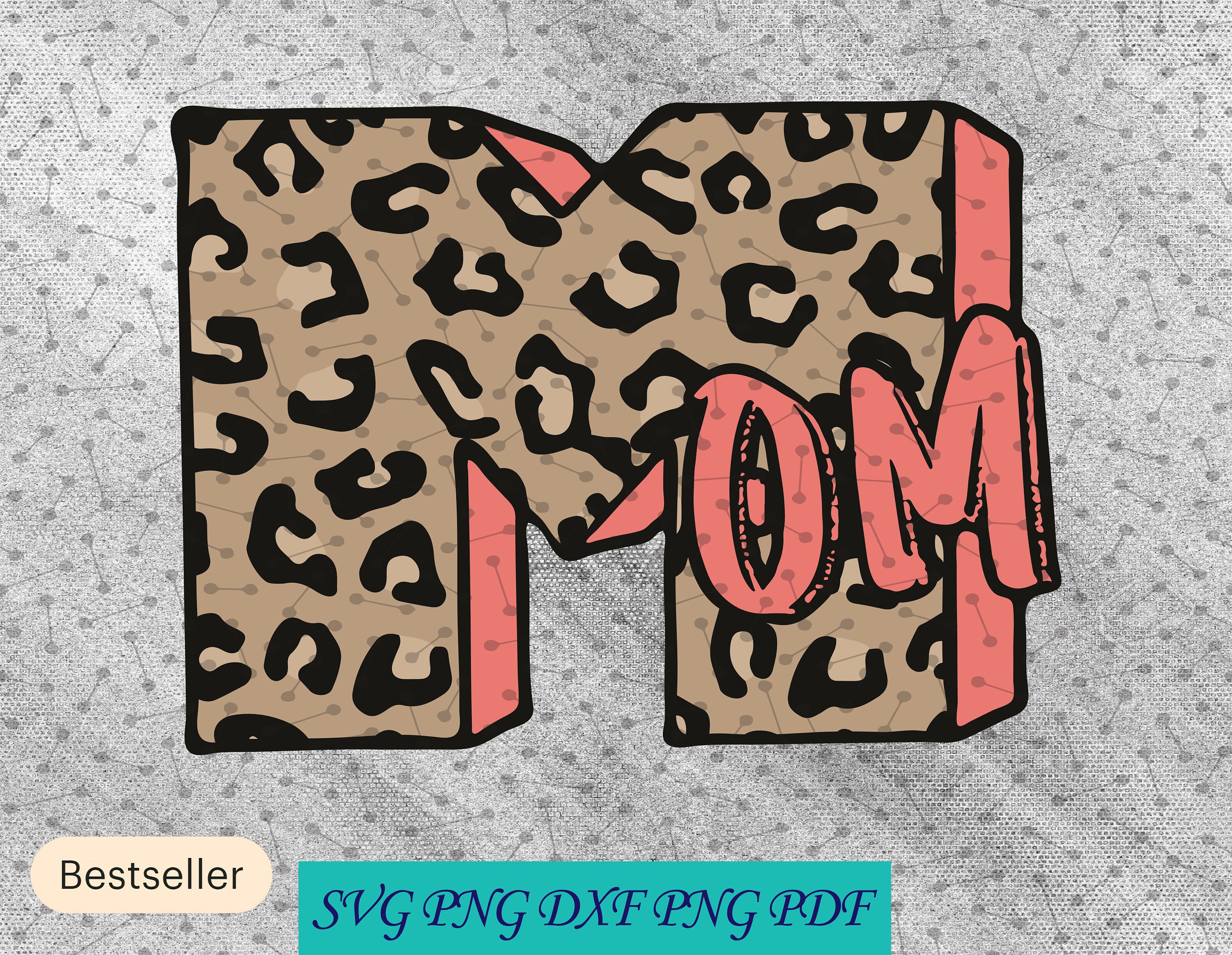 Download Pink Leopard Mom Svg Mom life Svg Leopard Svg Mom Life Svg | Etsy