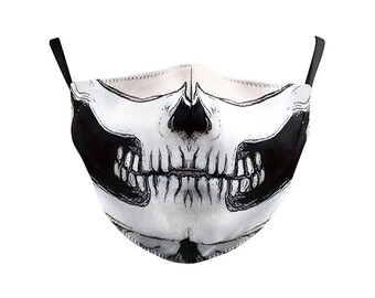 Skull Mask Skeleton Mask Halloween Mask Death Mask Etsy