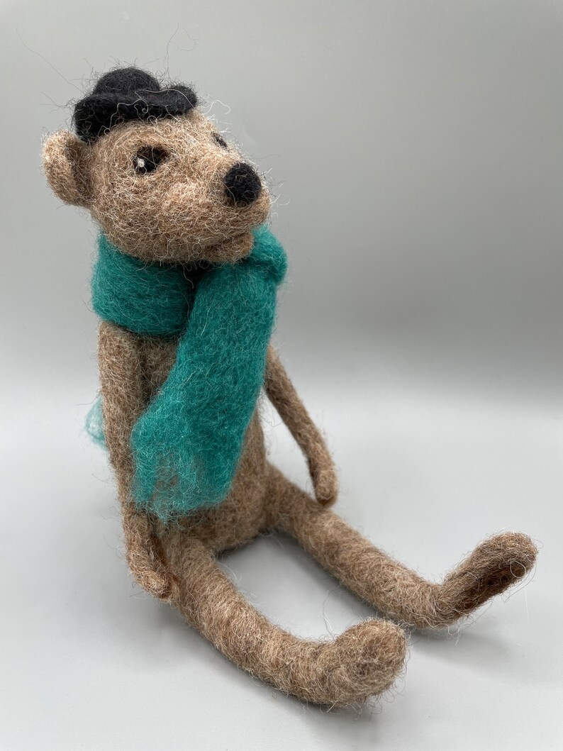 Bernie the Needle-Felted Bear. Woodland Animals. Needle-Felted Sculpture. Wool Bear. Bear Sculpture. Forest Animals. Felt Animals. image 2