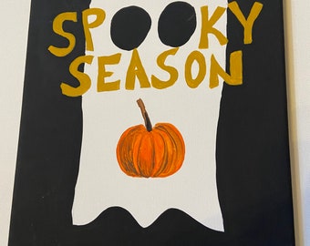 Spooky Season Ghost Painting