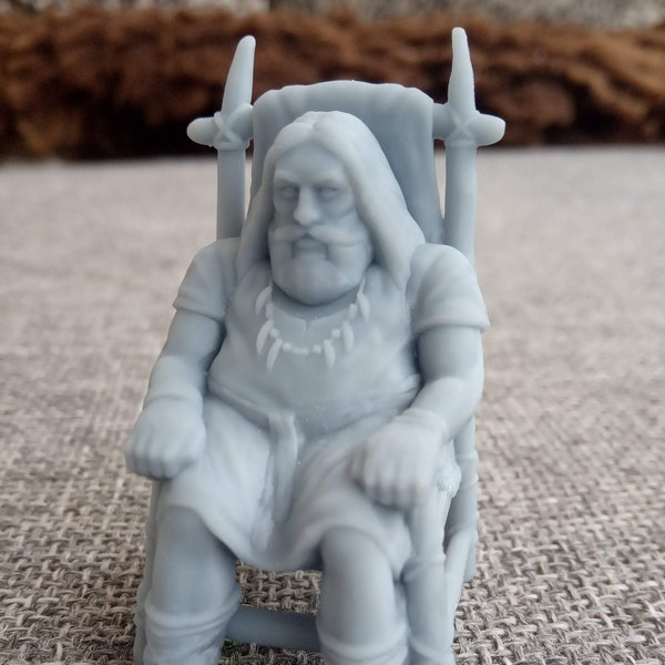 Von Fans gefertigte Steinzeit-Startspielerfigur „Village Chief“