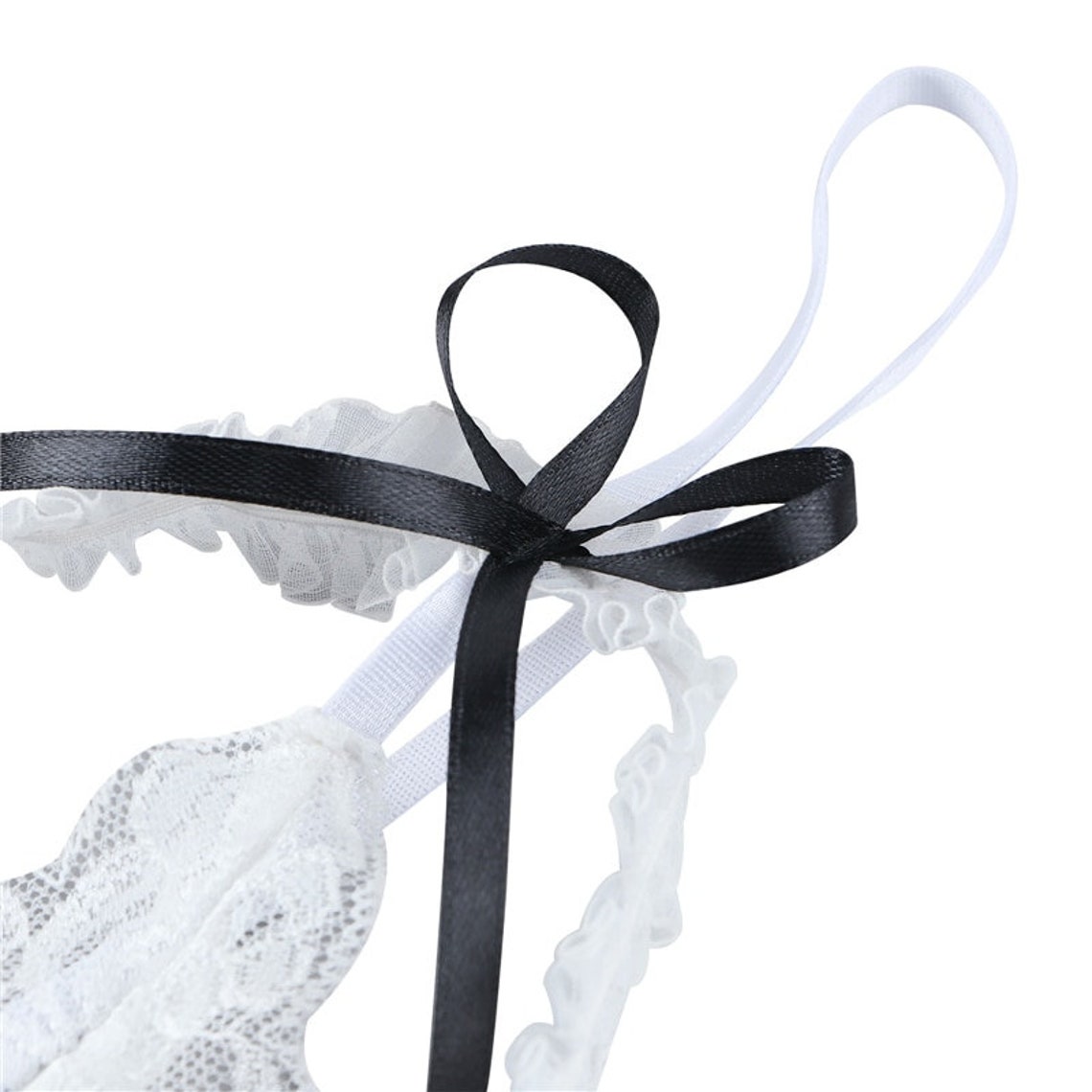 NEW Sexy Two-piece Lingerie Set Women Fashion White Suspender | Etsy