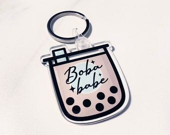 Llavero acrílico Boba Babe