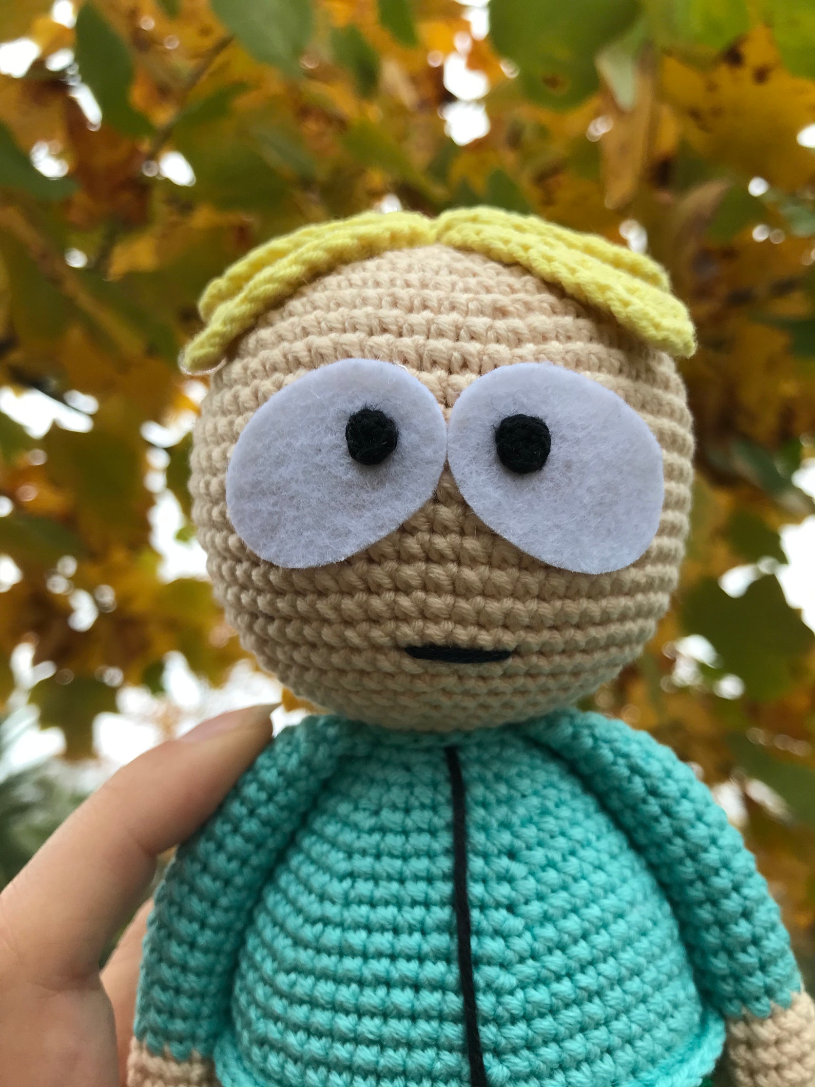 South Park Toys Butters Stotch Figure Amigurumi Doll Etsy