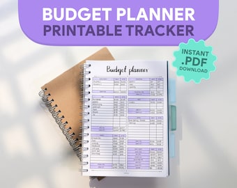 Pianificatore di budget per buste paga stampabile / Budget personale A4 e A5 / Modello di budget / Panoramica del budget / Download PDF istantaneo