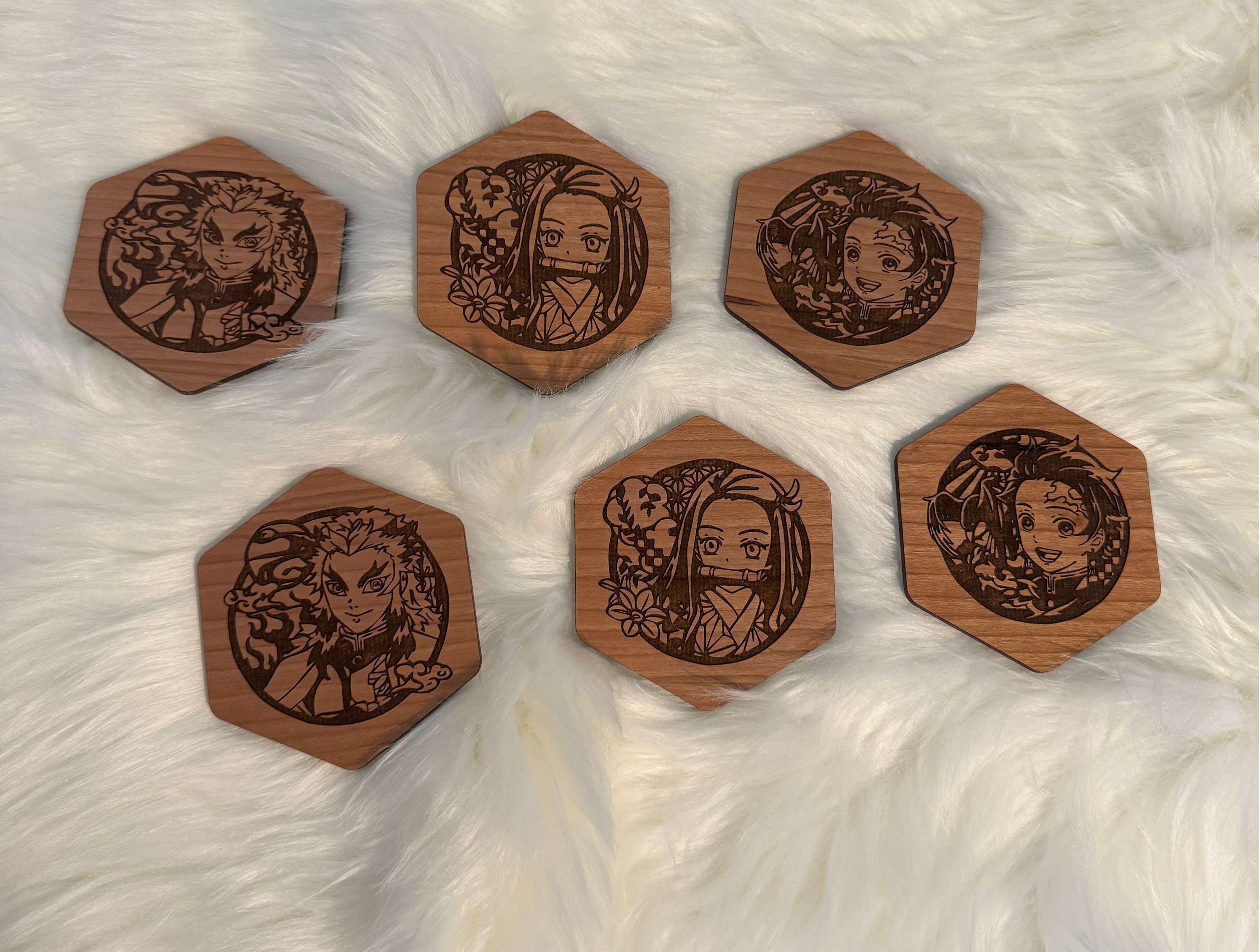 Rubber Coaster Demon Slayer: Kimetsu No Yaiba 9pack Box Coaster