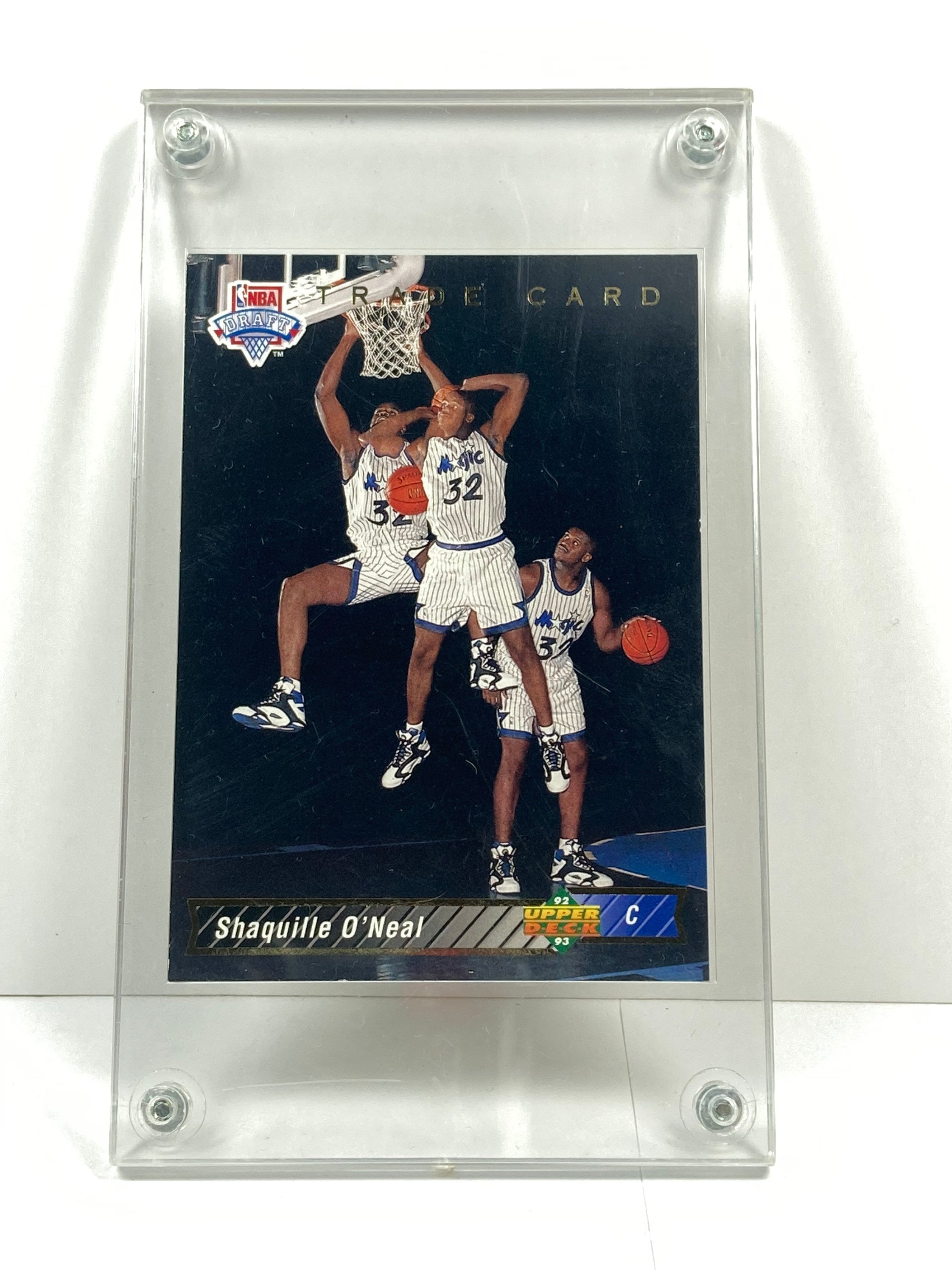 RC Shaquille O'neal 1992-93 Upper Deck Trade Card #1b ROOKIE