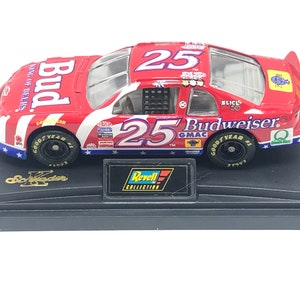 Ken Schrader Vintage 1996 1997 Revell 1/64 Scale Diecast Cars #25 Budweiser Monte Carlo NASCAR FREE shipping