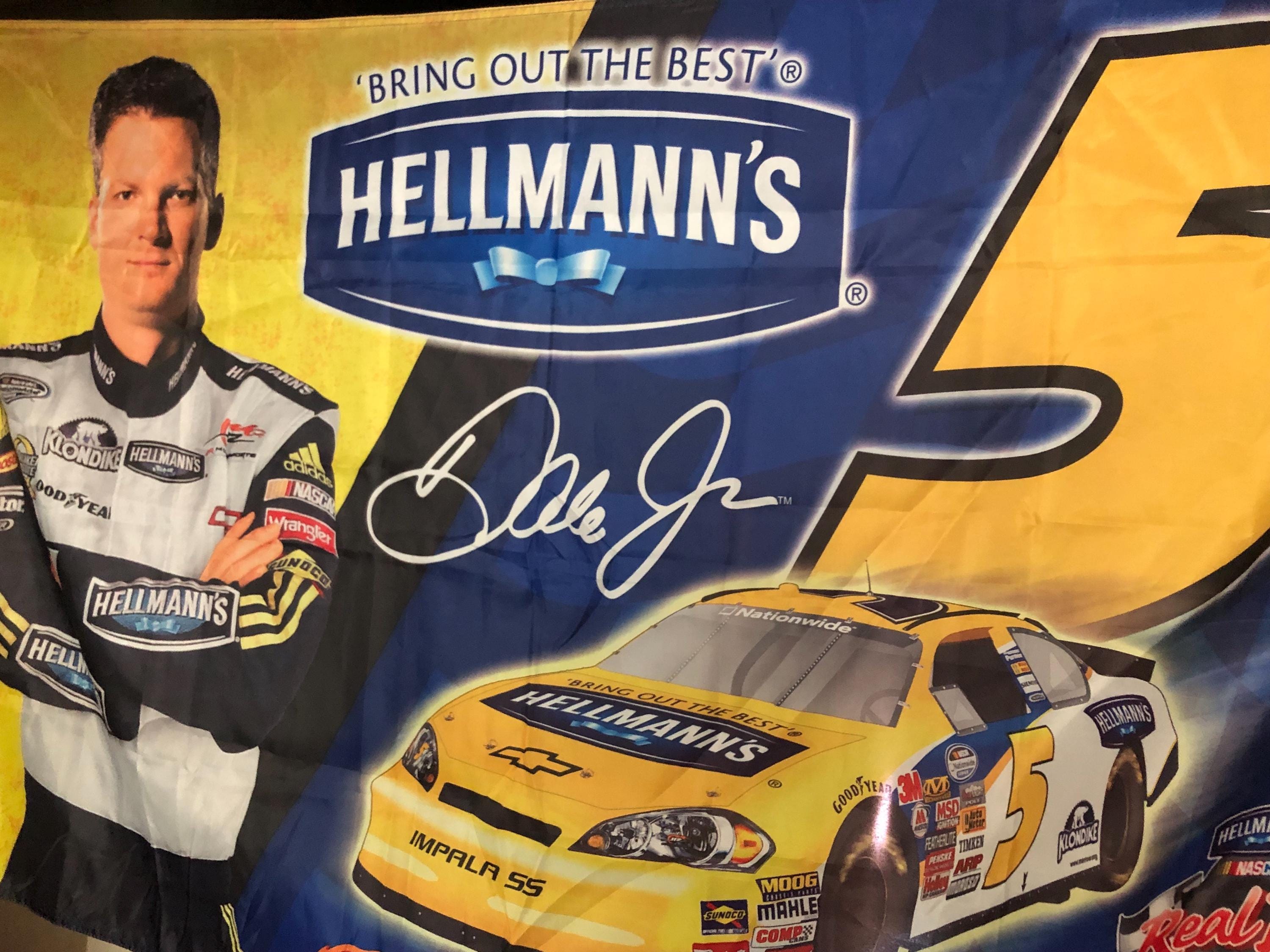 Dale Earnhardt Jr NASCAR Flag Hellmann's #5 2009 Unilever High