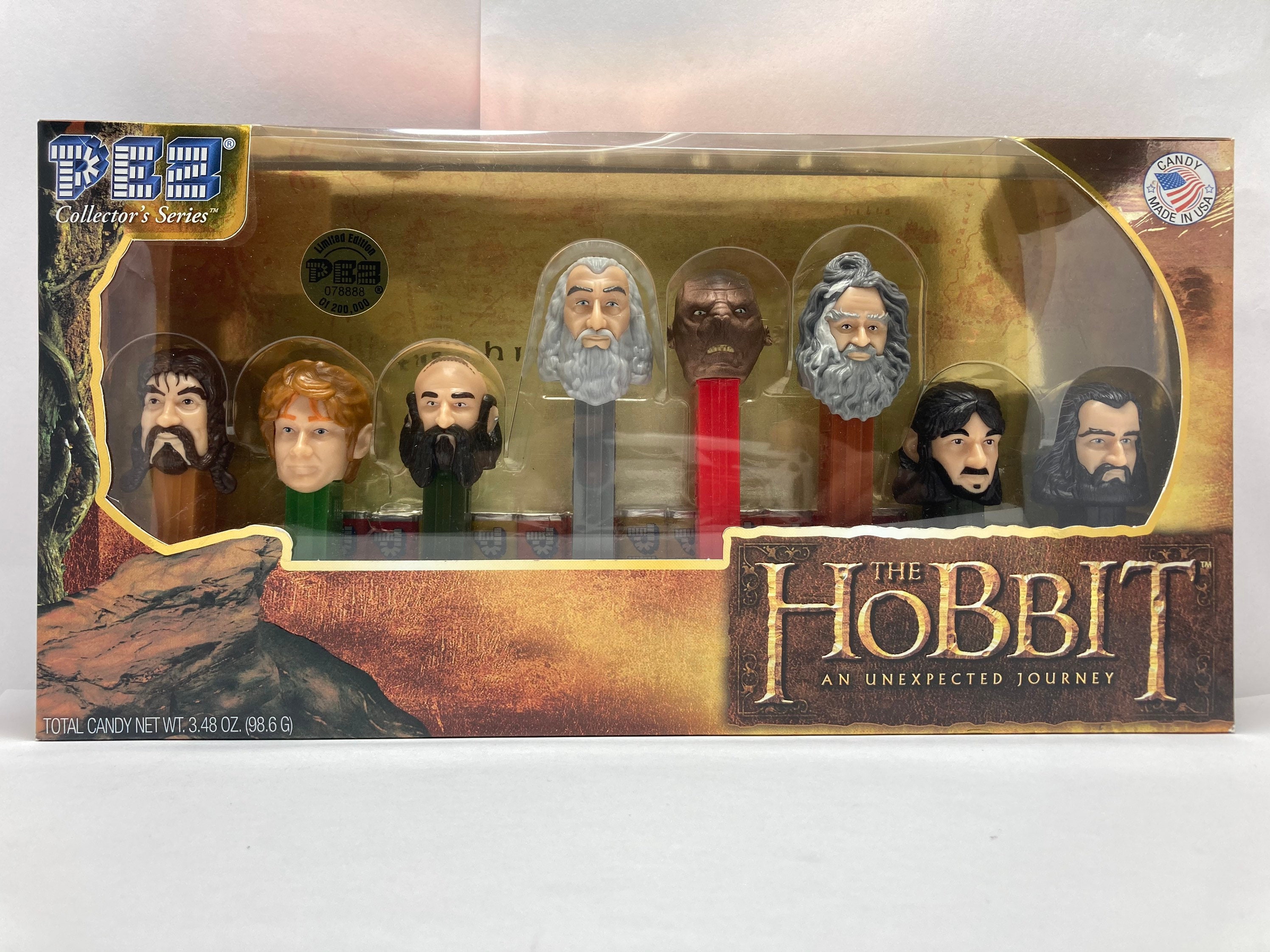 The Hobbit an Unexpected Journey Pez Collector's Limited Edition