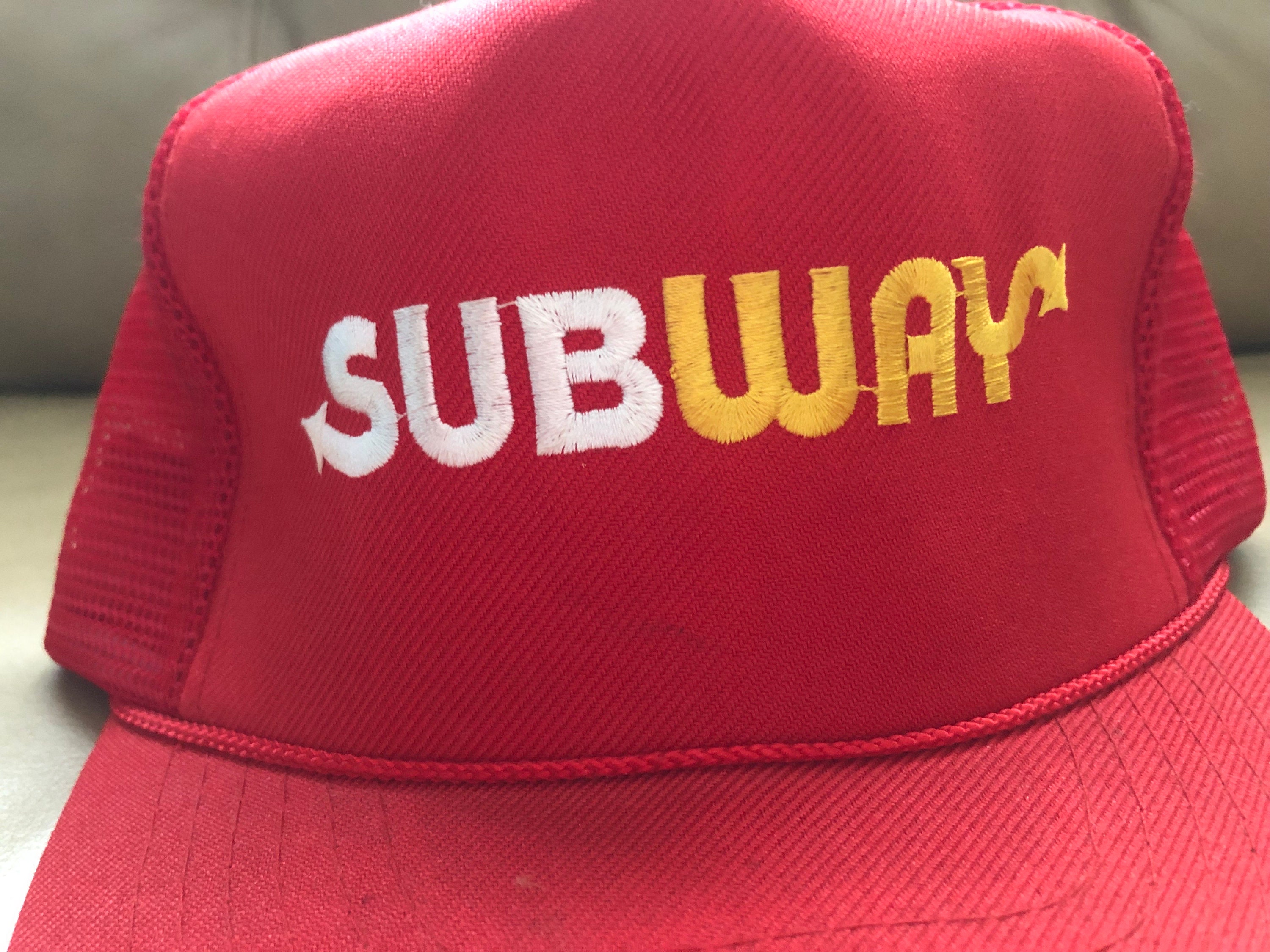 帽子 junk Vintage 90s Otto Subway Mesh Back Snapback Hat Cap Red Cap