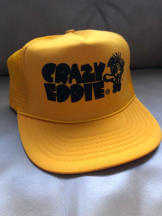 Crazy Eddie Electronics Trucker Hat Mens One Size Vintage