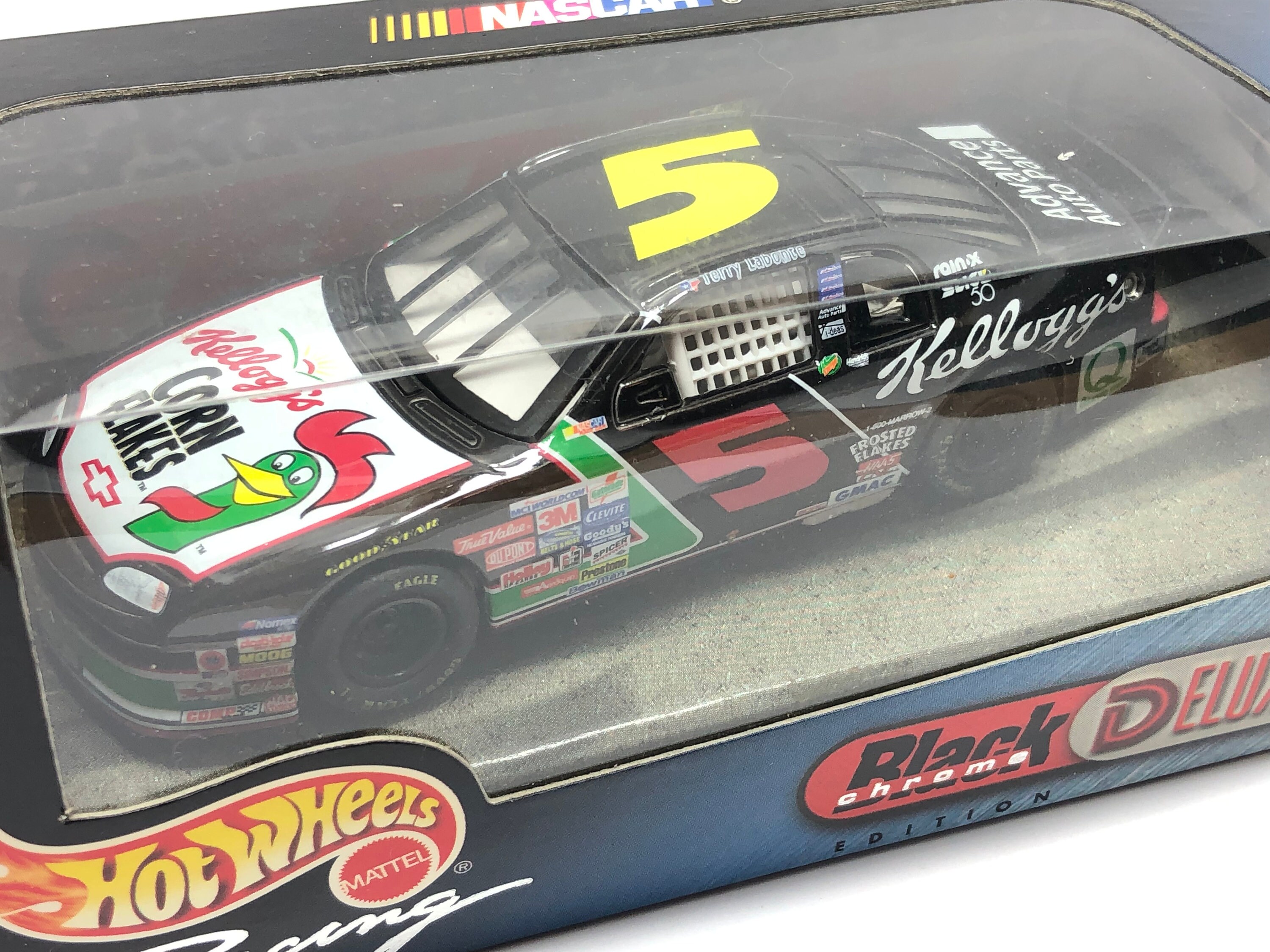 Hot Wheels Racing Black Chrome Deluxe Edition NASCAR #5 Terry