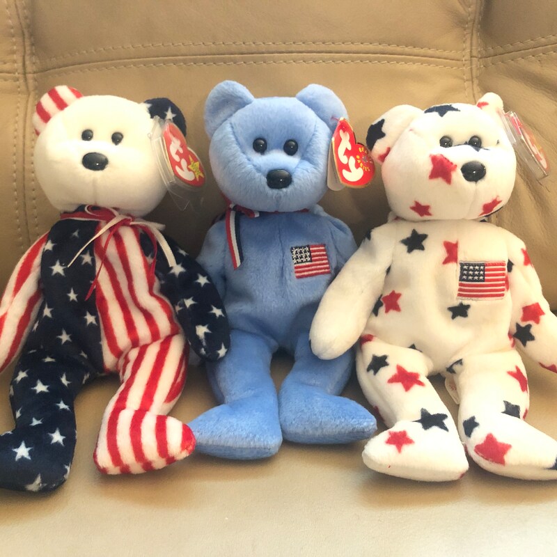 4th of july beanie baby value