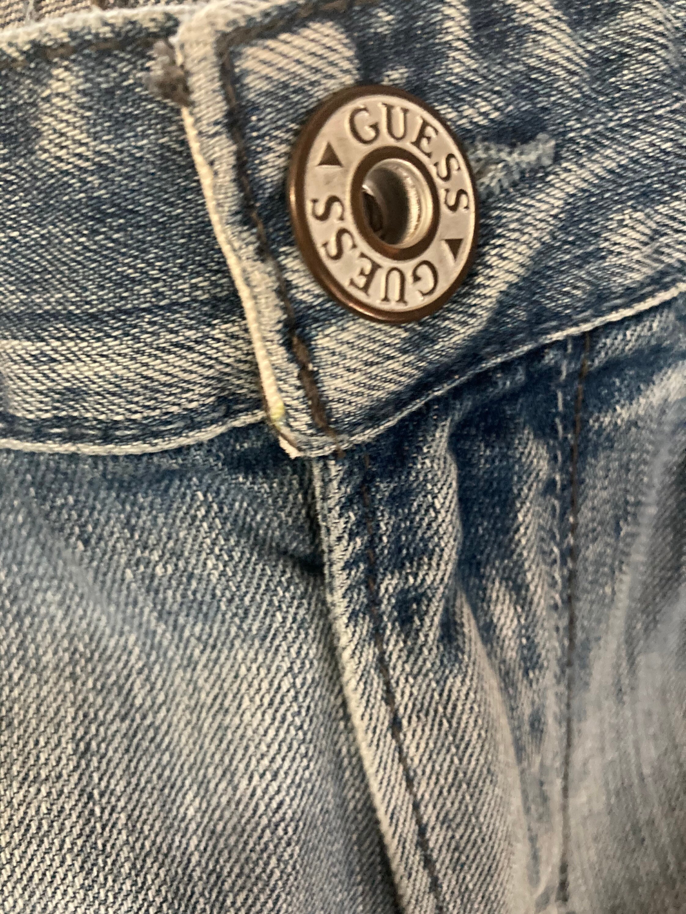 GUESS JEANS CLIFF Boot Cut Zipper Fly Distressed Stonewashed - Designer  Men's Jeans - Vintage Blue Jeans. Size 30/32 - Etsy