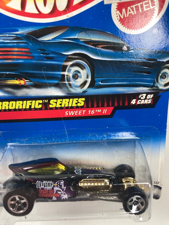 1998 Hot Wheels TERRORIFIC Series Set of 4 Vintage Collector Die