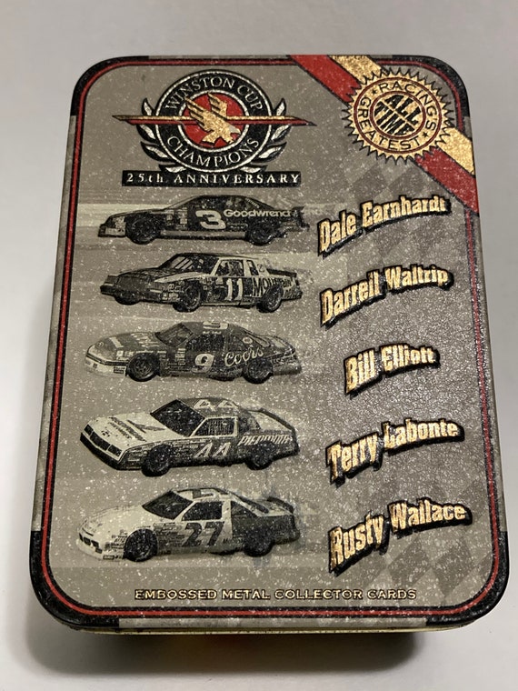 Winston Cup Champions 25th Anniversary Embossed Metal