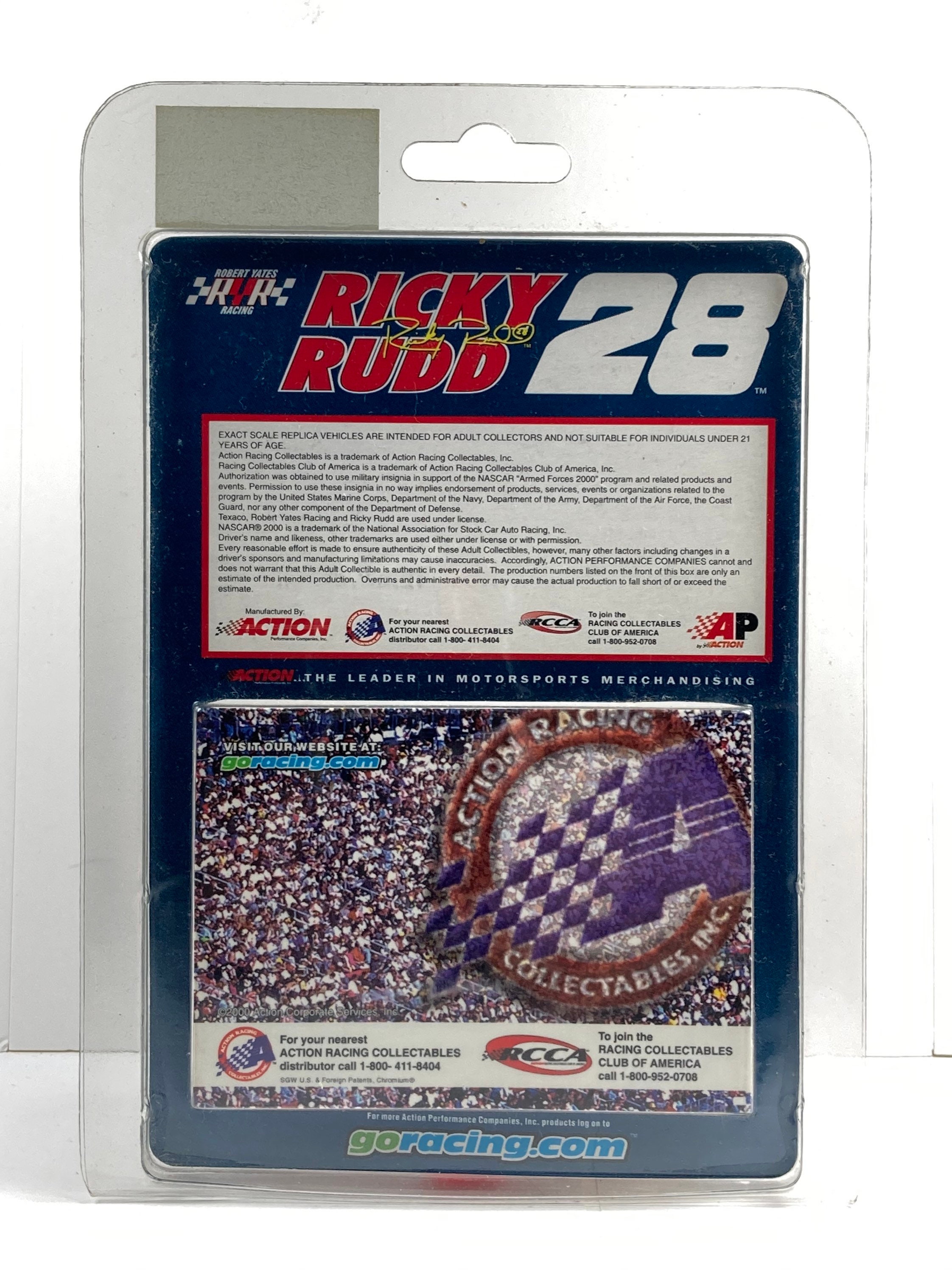 Ricky Rudd #28 Texaco Armed Forces Marines 2000 Ford Taurus Action