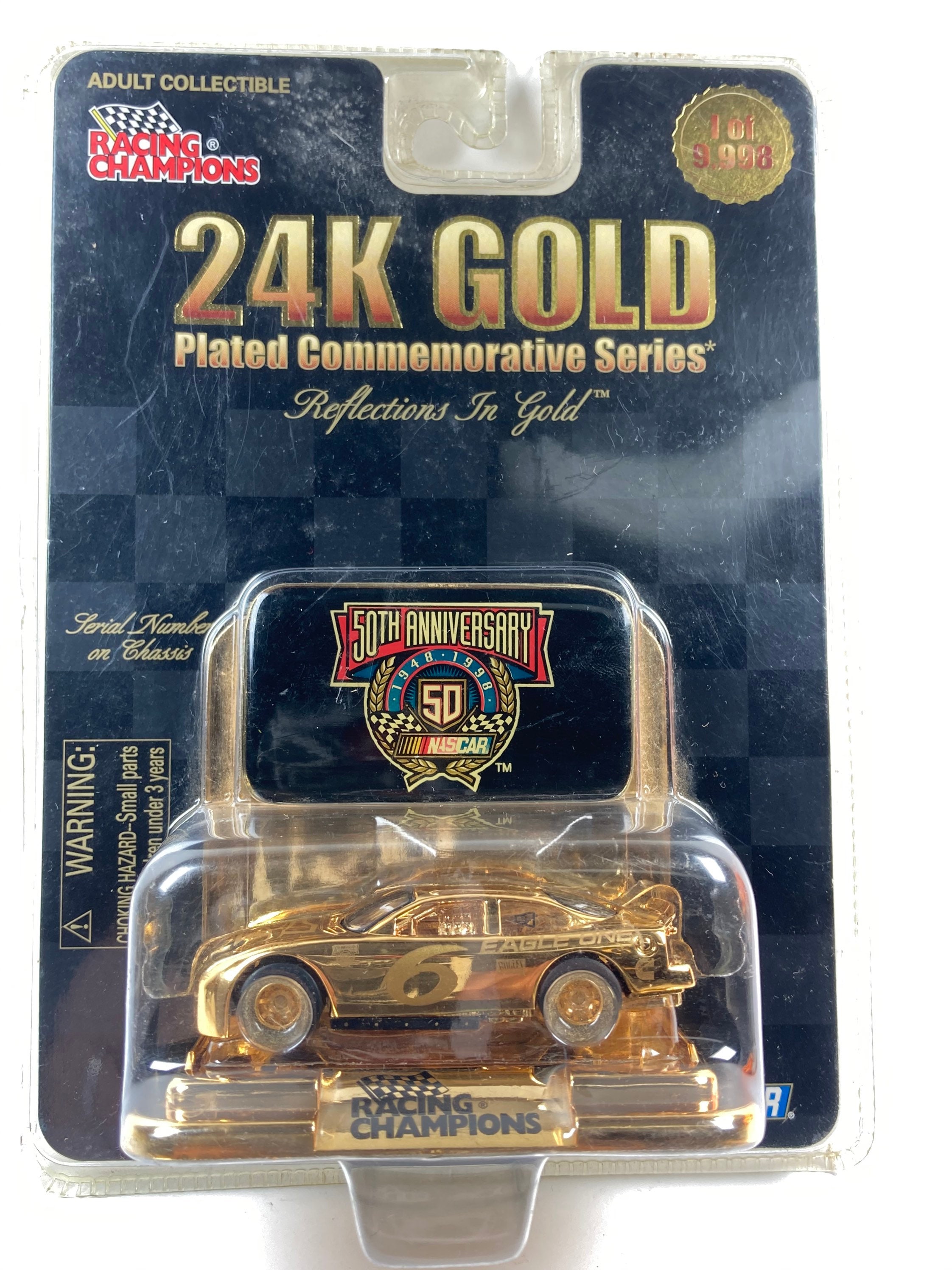Mark Martin Racing Champions NASCAR 24K Gold 10th
