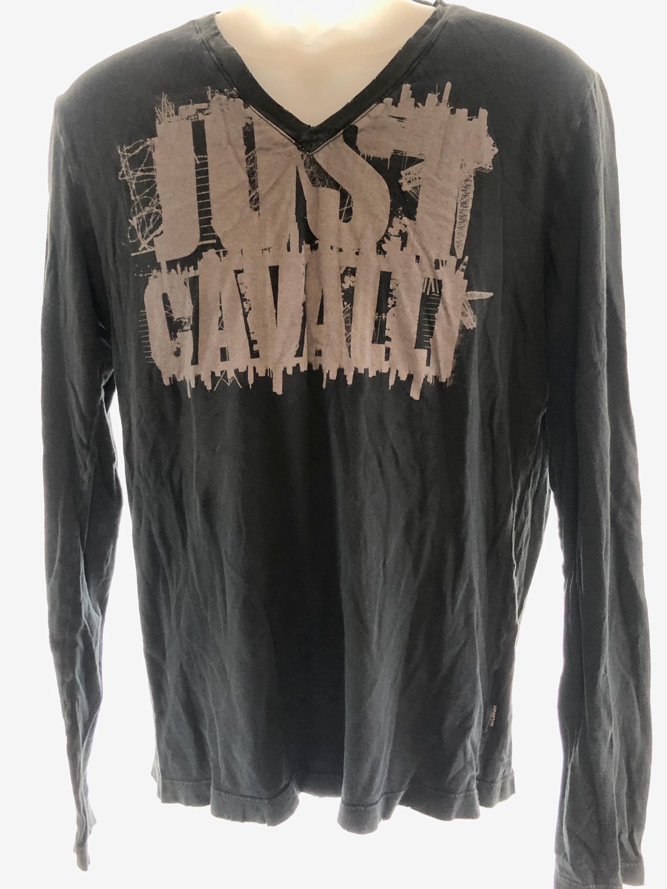 just cavalli ホース　グラフィック　tシャツ　y2k Just Cavalli Vintage Y2K Graphic Long Sleeve 90's Theme Graffiti