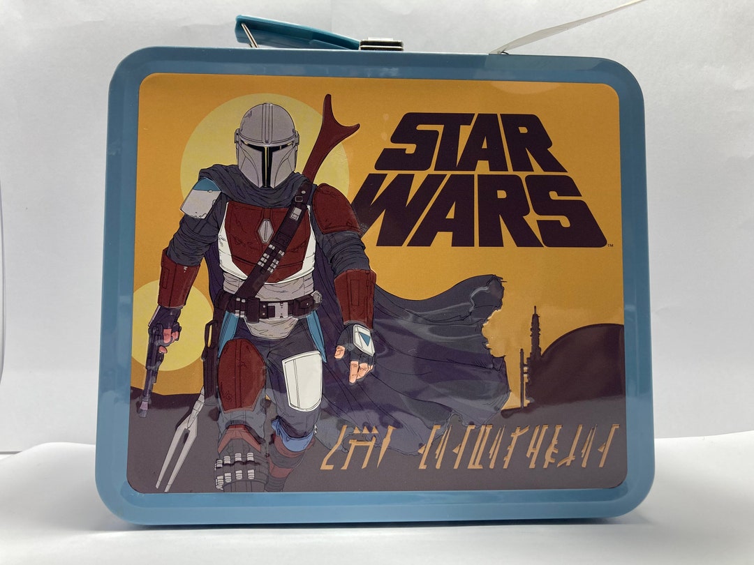 Funko Star Wars the Mandalorian IG-11 Cara Dune Metal Lunch Box