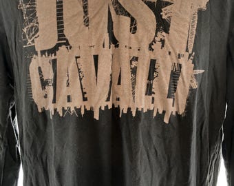 Just Cavalli Vintage Y2K Graphic Long Sleeve 90's Theme Graffiti