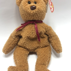 Ty Beanie Babies CURLY 1993-1996 Brown Nose Retired multiple ERRORS PVC Pellets 5th Gen Fast Free Shipping