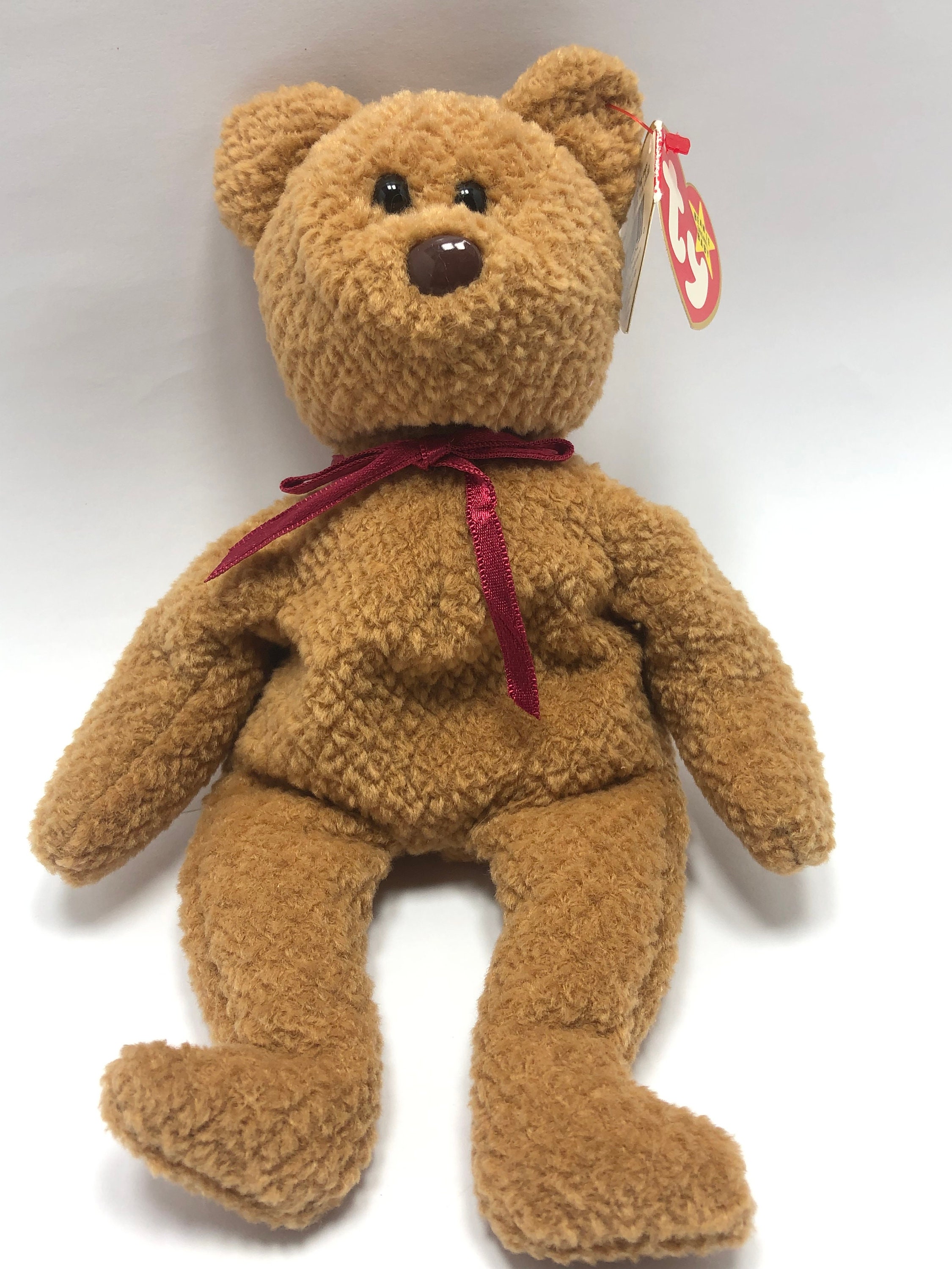 Ty Beanie Babies CURLY 1993-1996 Brown Nose Retired Multiple