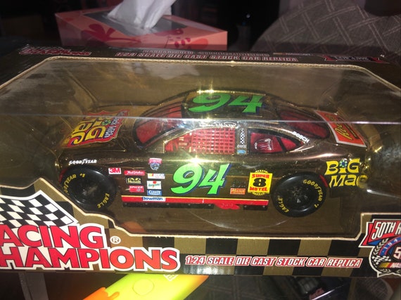 Bill Elliott #94 Gold 1/24 Scale 1 of Only 4998 Big Mac Nascar