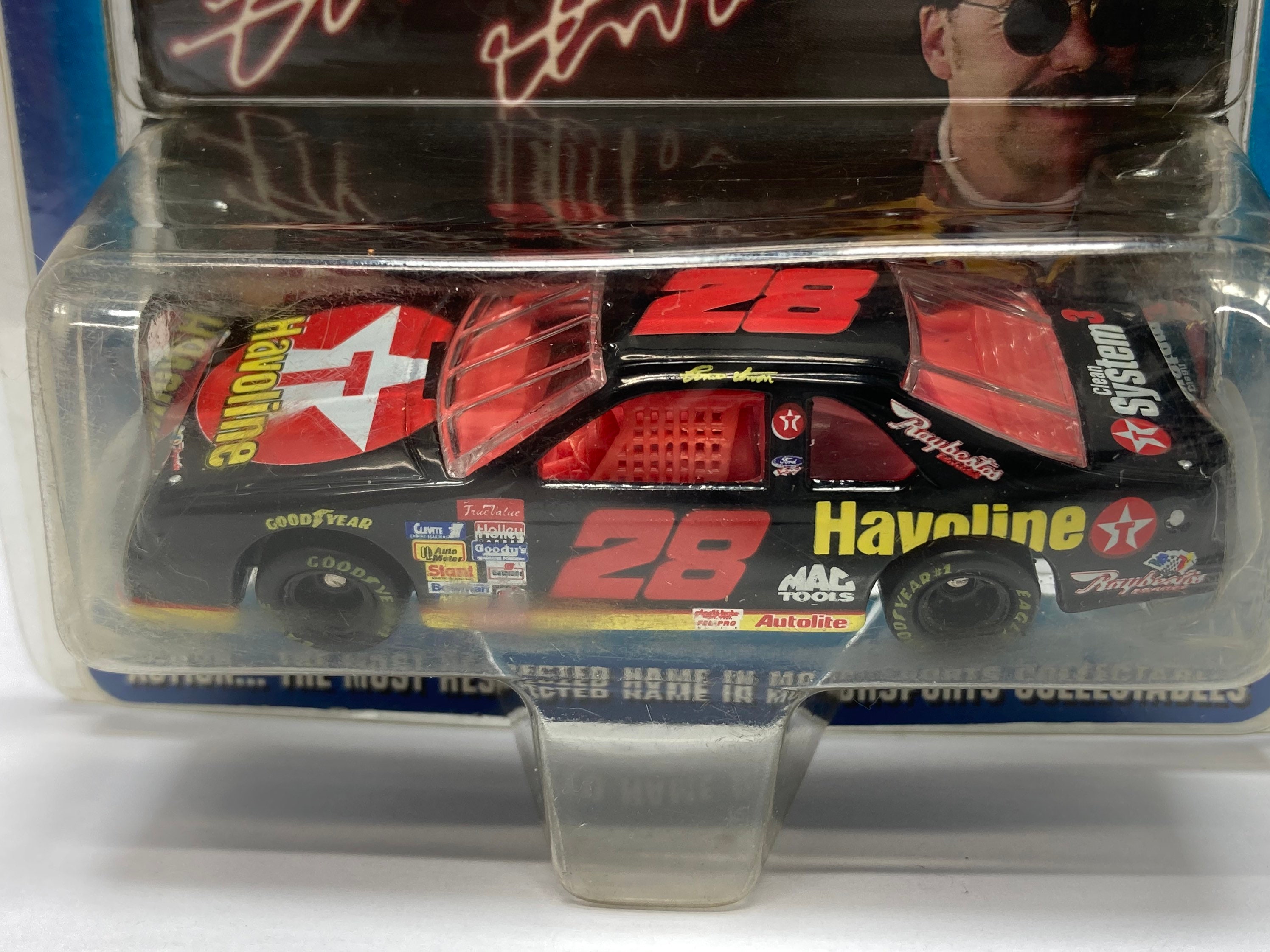 Ford Thunderbird Nascar #28 Ertl 1/18 – Texaco Havoline Jarrett – Noire (collection)