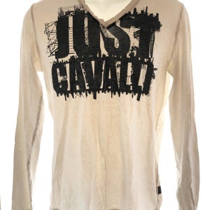 Just Cavalli Vintage Y2K Graphic Long Sleeve 90