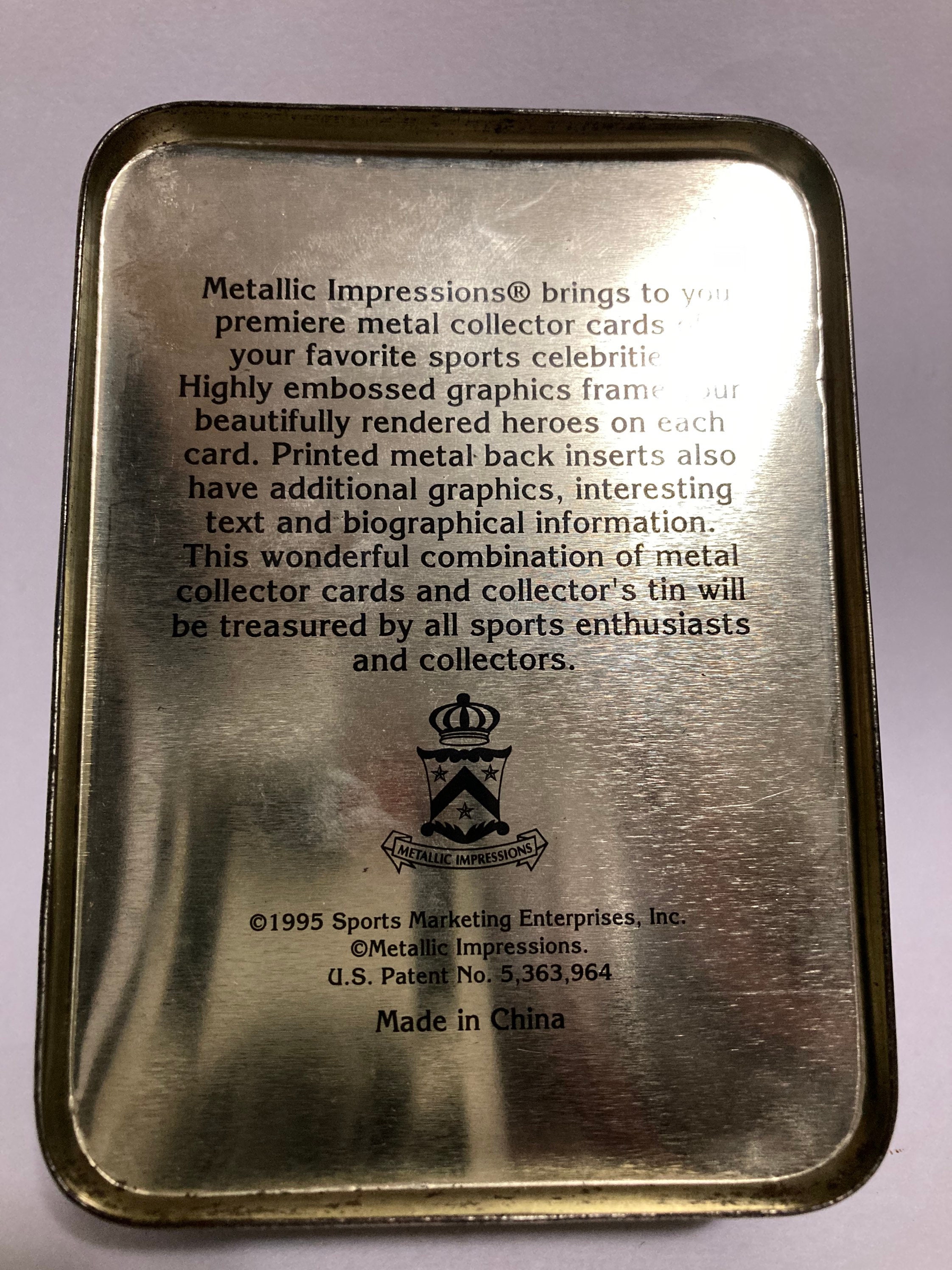Winston Cup Champions 25th Anniversary Embossed Metal
