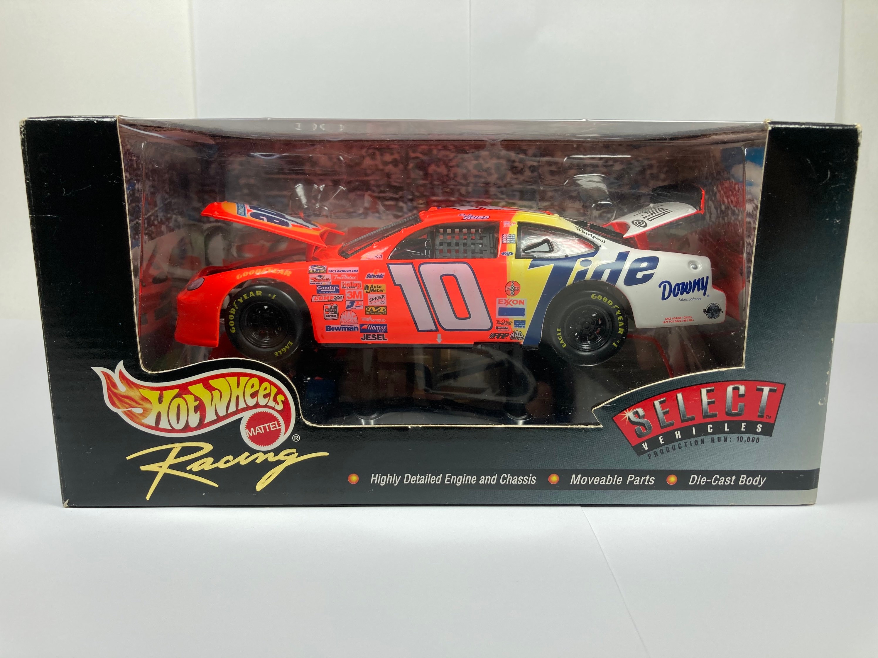 Rickey Rudd 1999 Hot Wheels Racing NASCAR Select 1/24 Die Cast #10