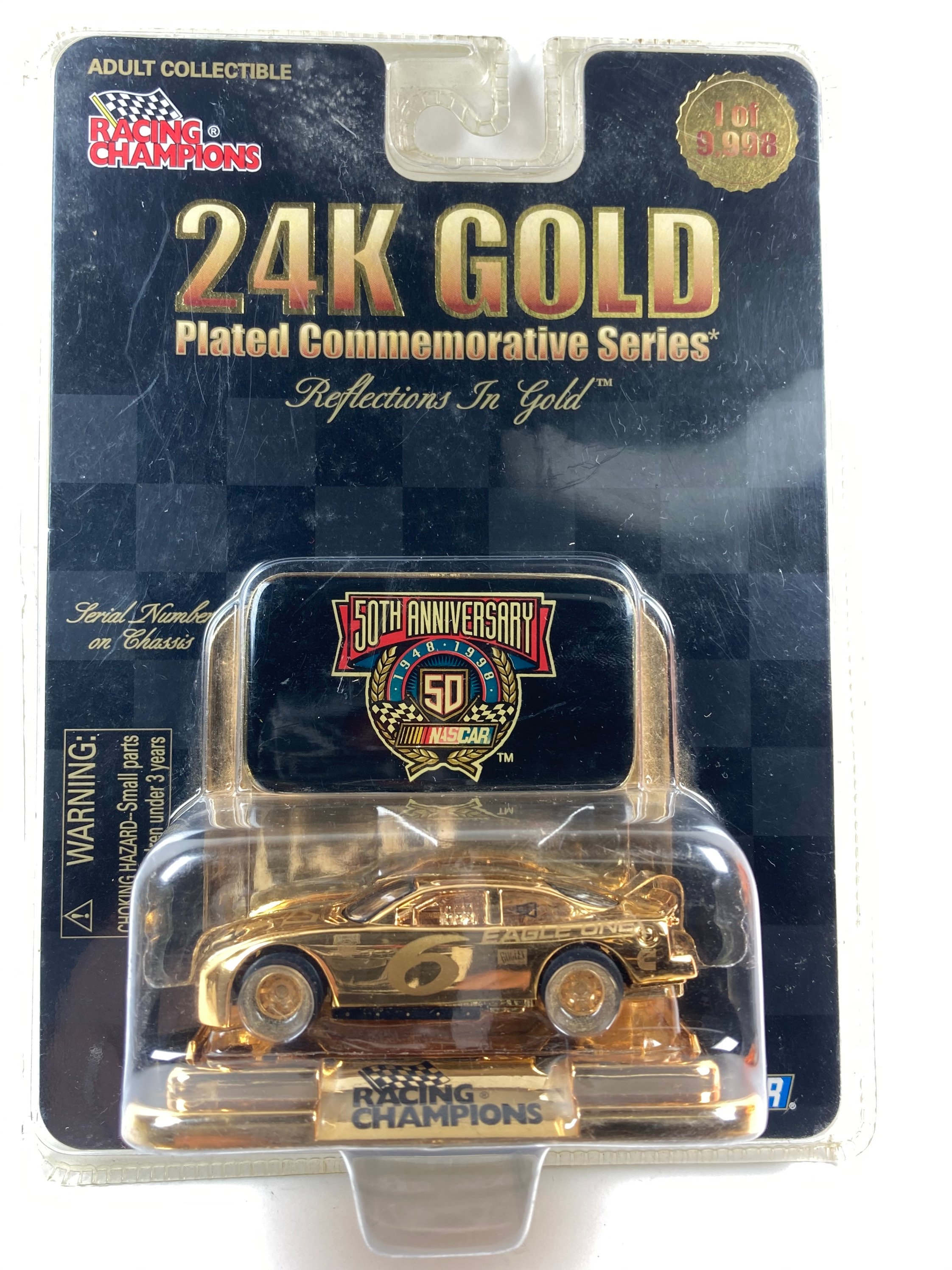 ミニカー RACING CHAMPIONS 50TH ANNIVERSARY GOLD 42 Racing Champions 50th Anniversary 24k Gold Nascar Series