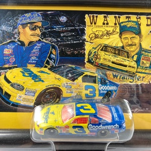 Dale Earnhardt  2001 Winners Circle Sam Bass Wrangler Gallery Series 1:64 NASCAR Free Shipping