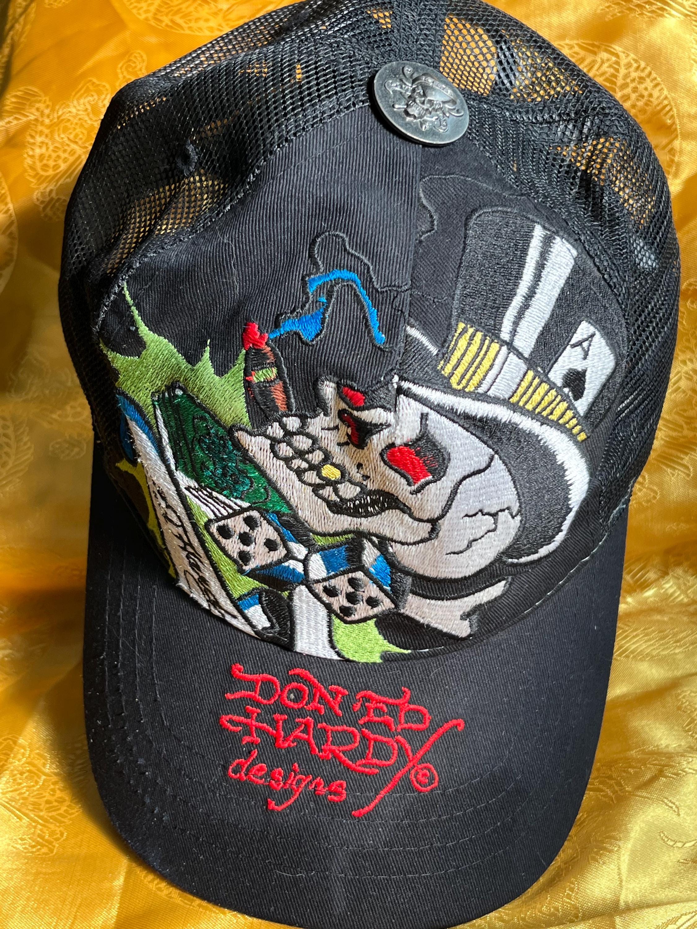 Y2k Ed Hardy Cap - Etsy